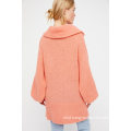 Super Cozy Tunic Sweater Featured in a Lightweight Fuzzy Fabric